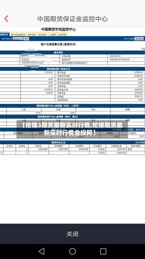 【伦镍3期货最新实时行情,伦镍期货最新实时行情金投网】-第2张图片