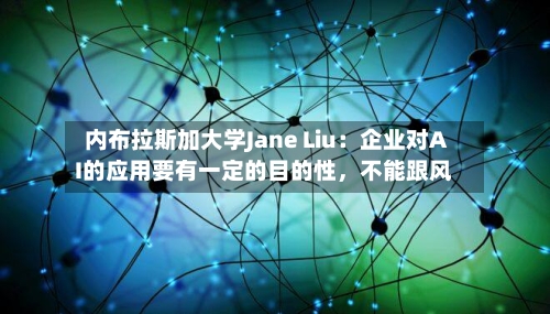 内布拉斯加大学Jane Liu：企业对AI的应用要有一定的目的性	，不能跟风-第2张图片