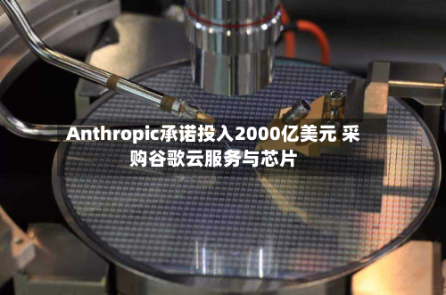 Anthropic承诺投入2000亿美元 采购谷歌云服务与芯片-第3张图片