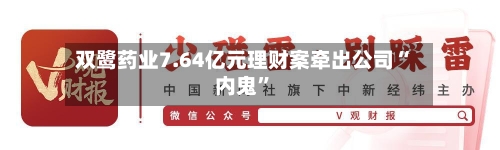双鹭药业7.64亿元理财案牵出公司“内鬼”-第2张图片