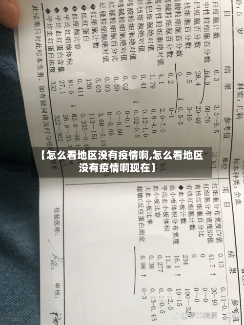 【怎么看地区没有疫情啊,怎么看地区没有疫情啊现在】