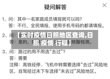 【实时疫情日照地区查询,日照 疫情 行程】-第2张图片
