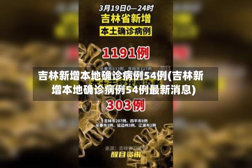 吉林新增本地确诊病例54例(吉林新增本地确诊病例54例最新消息)