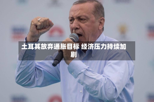 土耳其放弃通胀目标 经济压力持续加剧