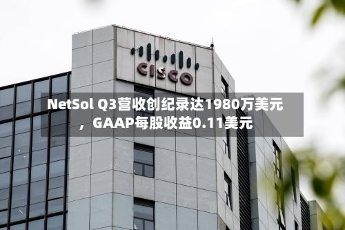 NetSol Q3营收创纪录达1980万美元，GAAP每股收益0.11美元-第3张图片