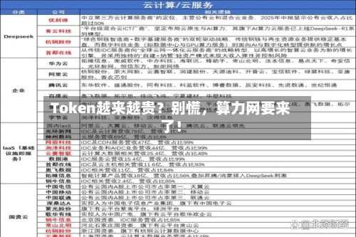 Token越来越贵？别慌，算力网要来了！