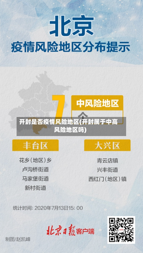 开封是否疫情风险地区(开封属于中高风险地区吗)