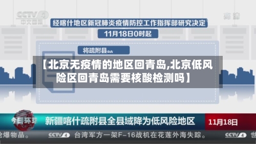 【北京无疫情的地区回青岛,北京低风险区回青岛需要核酸检测吗】-第2张图片