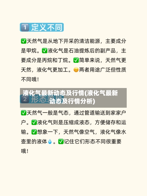 液化气最新动态及行情(液化气最新动态及行情分析)