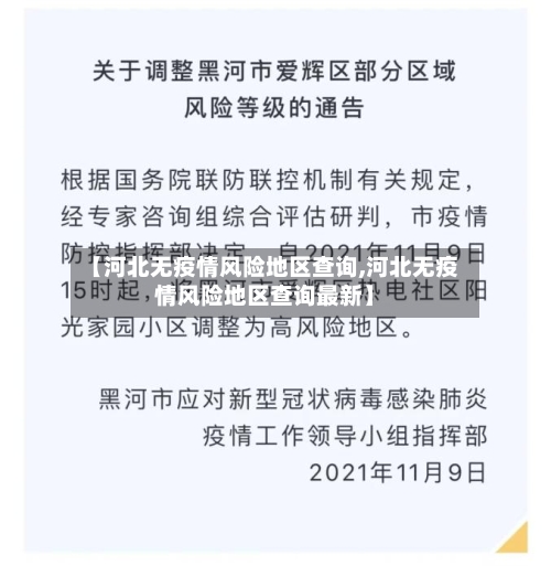【河北无疫情风险地区查询,河北无疫情风险地区查询最新】
